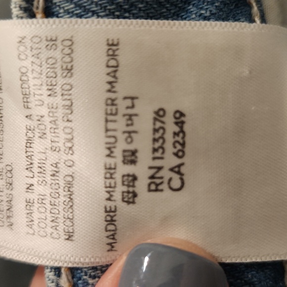MOTHER The Stunner Ankle Chew in Walking On water jeans size 32! - Picture 7 of 14